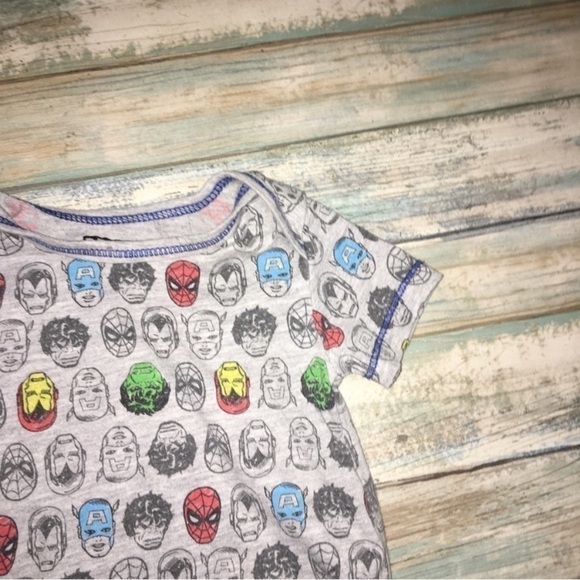 Marvel Faces Grey Onsie - Picture 2 of 4